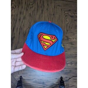 Men’s Superman HAT DC Comics Original Authentic Snapback Baseball Cap New Era